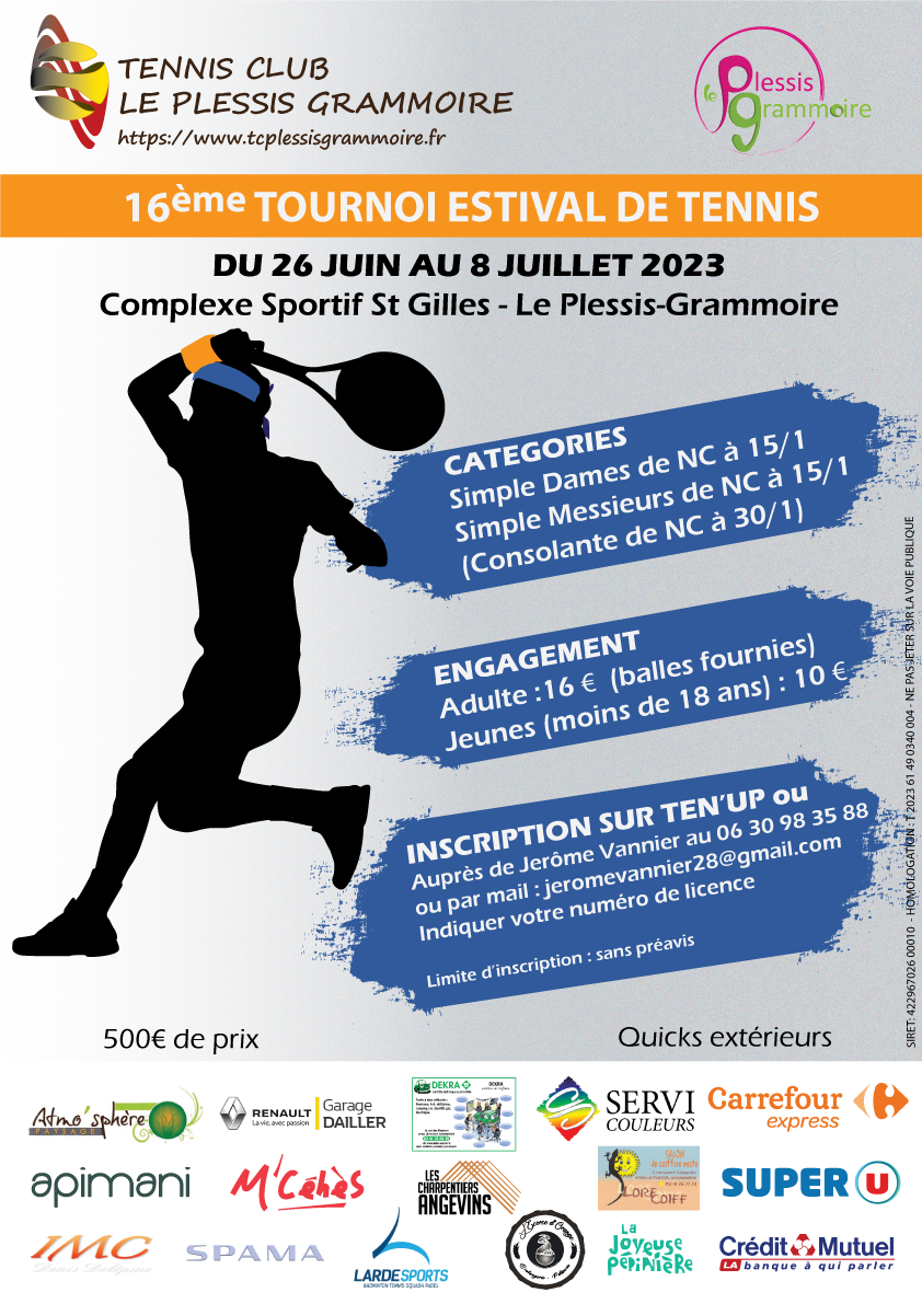 affiche tournoi 2023